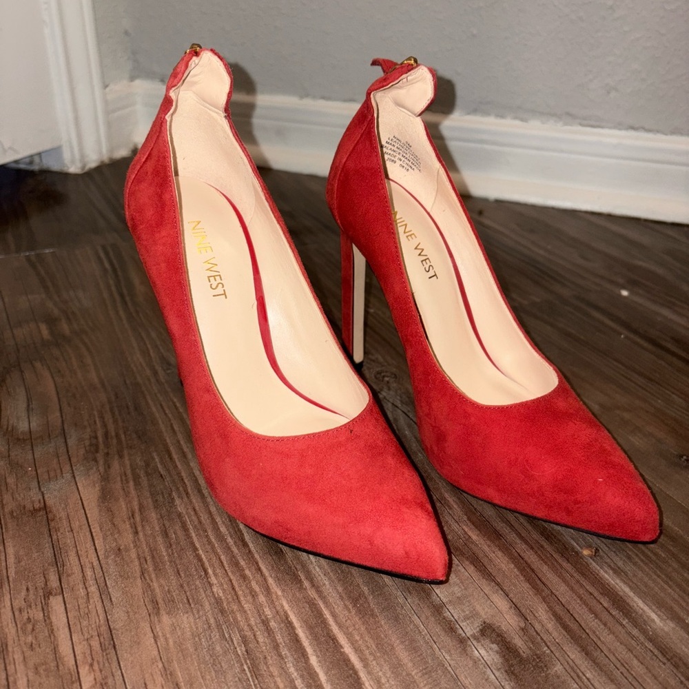 Nine West Scarlet Suede Heels